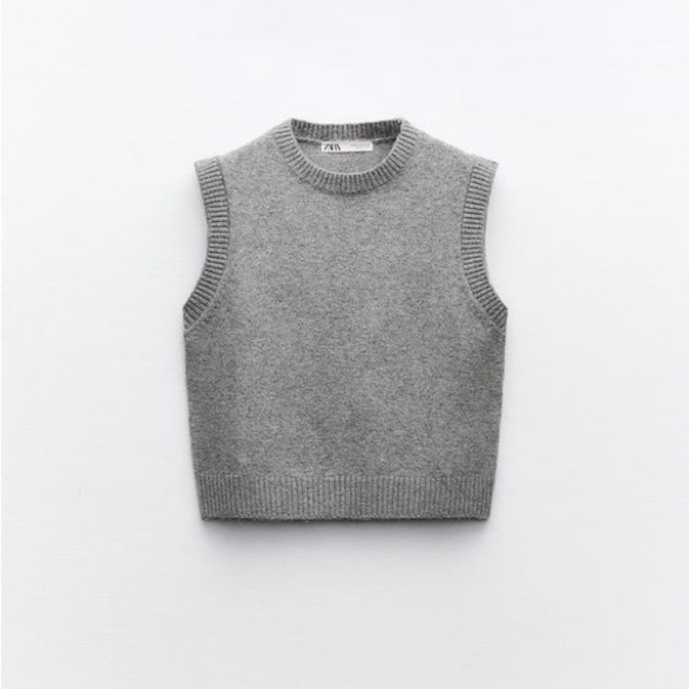 Zara Vest soft grey Large